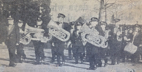 Marching at Armhem in 1957
