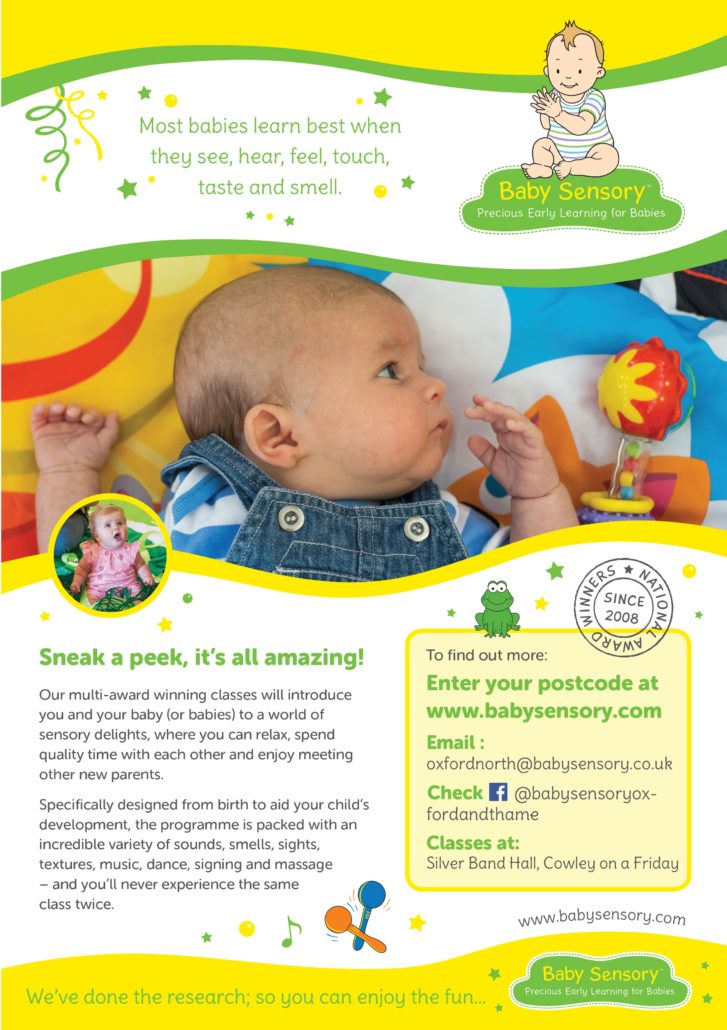 Baby Sensory Oxford Poster